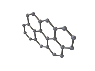 Graphene v1 003 Low-poly 3D model