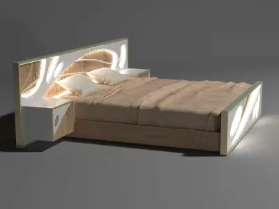Bed Bedroom 3D model