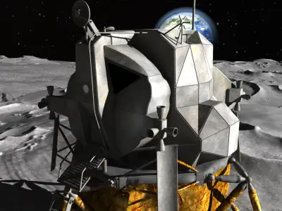 NASA Apollo Lunar Landing Module 3D model