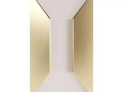 Stretto Outdoor LED Wall Sconce 3D model