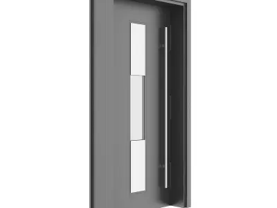 Metal Front Door 3D model