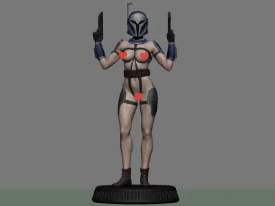 Bo-Katan Kryze NSFW 3D print model