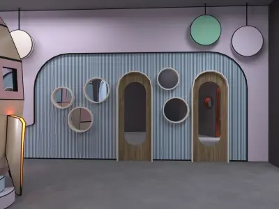 Hotel And Kids Club 3D model