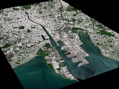 Dublin - Ireland 3D model