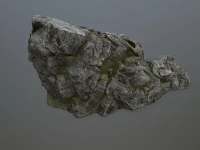 Skull Cave Low-poly 3D model get