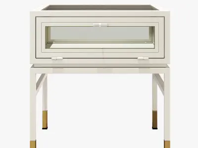 Anthropologie tannehill display side table and console table 3D model