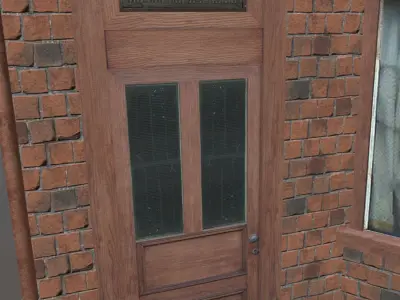 Old House Low-poly 3D model 7