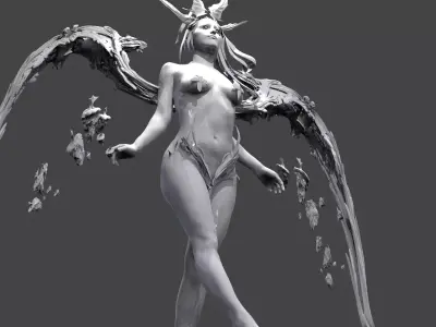 Monolith Angel Female 4 3D model
