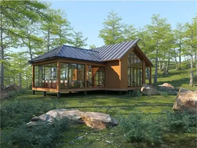 log cabin 3D model order