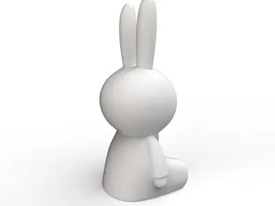 Bunny Miffy Lamp 3D print model