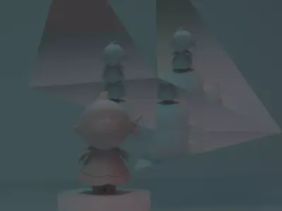 Lighting mirror Texture