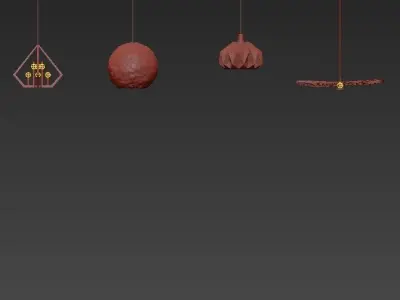 Organic light Designs 3D model