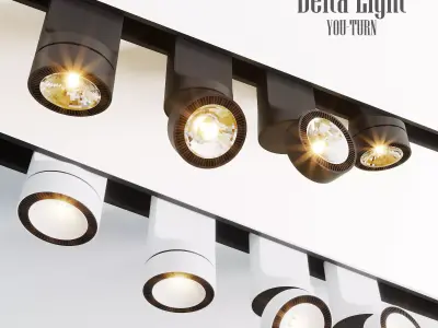 Delta Light You-Turn Lamps 3D model
