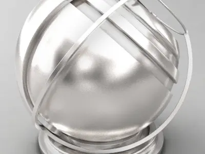 VRAY SHADER---METAL---Silver Texture