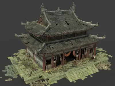 Chinese Temple 3D model