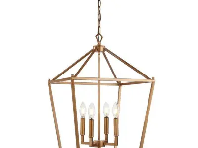 Maggiemae Light Lantern Geometric Chandelier 3D model
