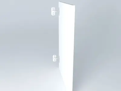 Door hinge dynamic preção Components Free 3D model