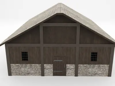 Medieval tavern props 06 3D model