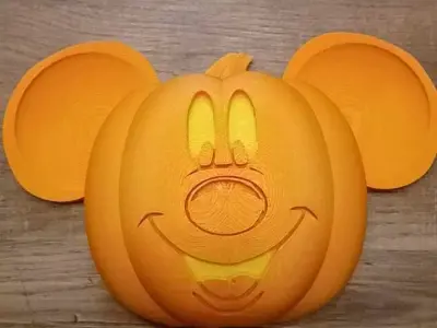 Mickey Pumpkin Main street pumpkin Wreath decor  3D print model
