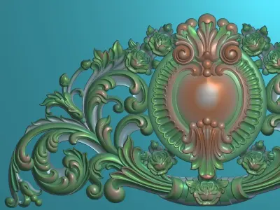 3D DOOR FLOWERS 3D print model