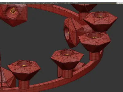 KENDRA CH Low-poly 3D model