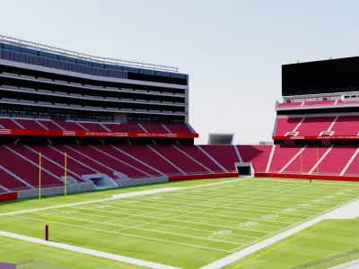 Levis Stadium - San Francisco California USA 3D model