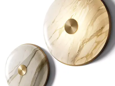 BERAN WALL LIGHT Low-poly 3D model