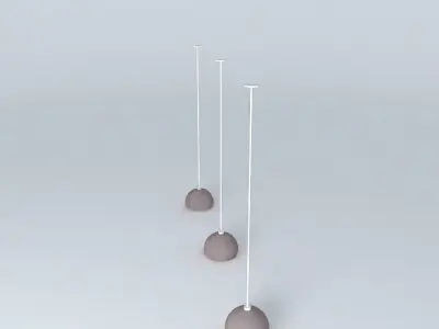 Pendant three spheres Free 3D model
