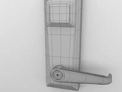 Keycard RFID Sensor Lock 3D model