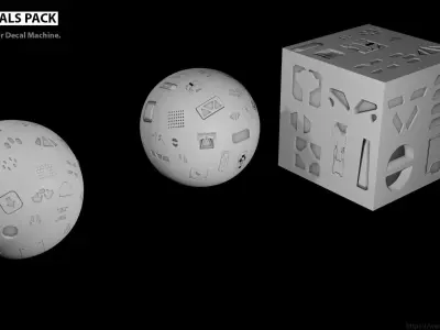 68  Sci-Fi Decals Pack Texture