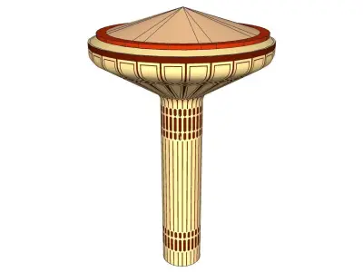 over head water tank ohwt 3d model 3D model