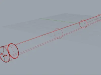Fluorescent Light Free low-poly 3D model