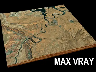 Grand Canyon 3D model