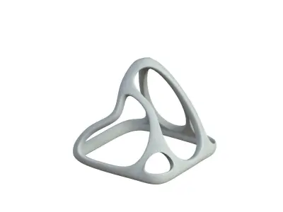 SciFi Cube Object No 57792 Low Poly Shape Low-poly 3D model