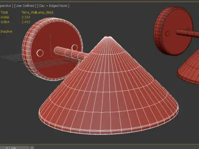 Terra wall lamp by Mater 3D model