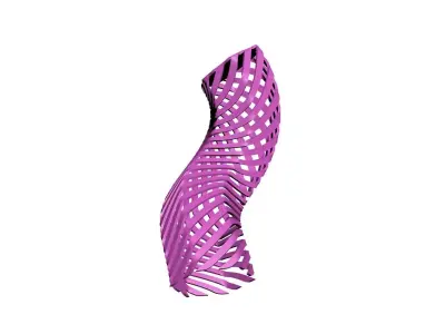 Parametric Design hanging lamp 3D print model