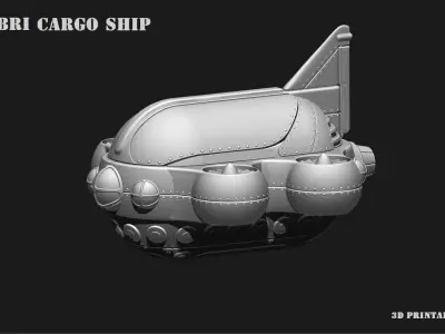 Space Ship COLBRI HD Scifi Kit 3D print model