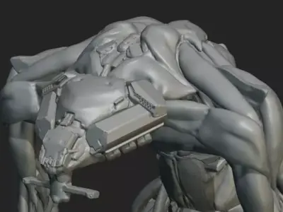 warrior-Skanda human skeleton 3D model