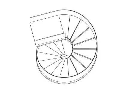 Spiral Staircase Free 3D model purchase