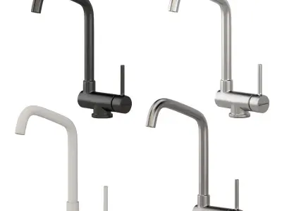 Faucet Omoikiri set 01 3D model