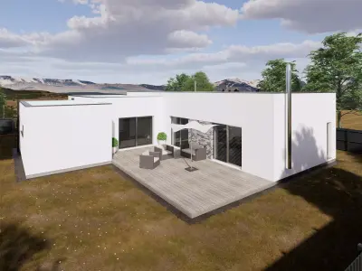 Family House 1 Low-poly 3D model