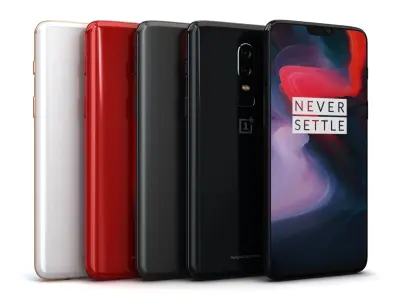 One Plus 6 All Color Low-poly 3D model