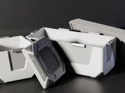 Sci Fi Cargo Container 1 3D model