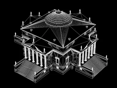 Villa Capra 3D model