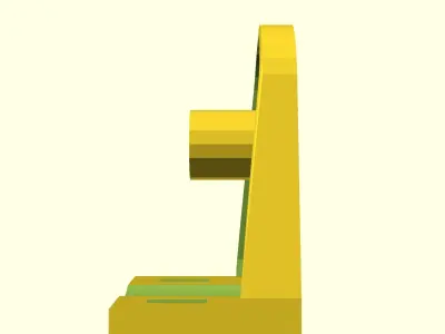 Window blinds mount 3D print model