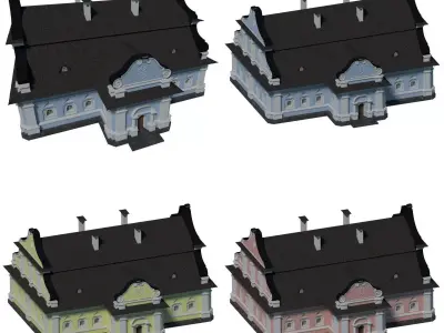 Ukrainian Baroque House I 3D model