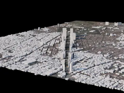 Mexico City - Mexico 3D model