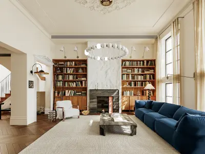  villa interior scenes 3D model get