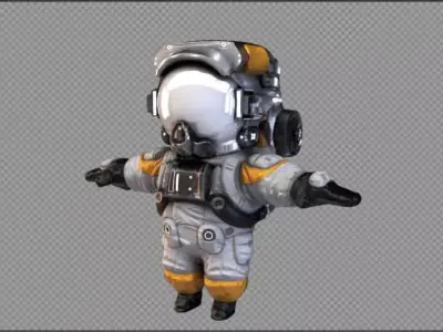 Astronaut Spaceman Spacesuit 3D model