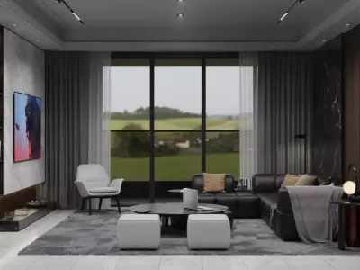 Luxury Apartment 3D model purchase